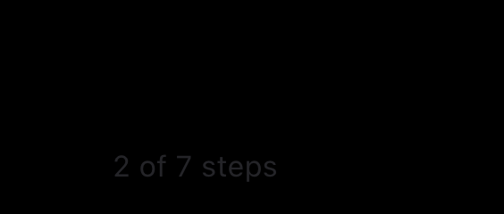 Lock Screen widget showing the current step title and progress